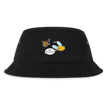 Flying Butter Butterfly Watches, Butterfly - Kids’ Bucket Hat - black - Front