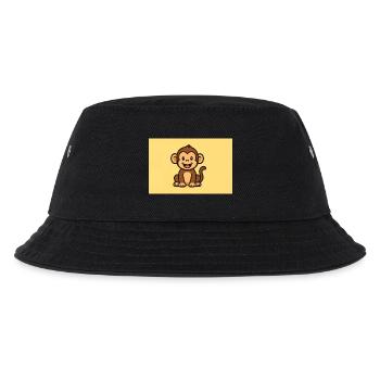 Monkey - Kids’ Bucket Hat - black - Front