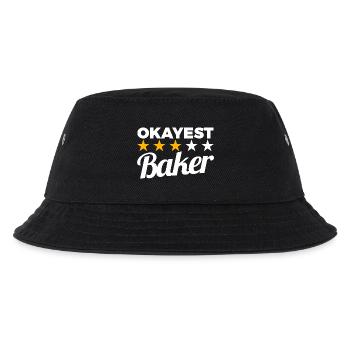 Okayest Baker - Kinder Bucket Hat - Schwarz - Vorne