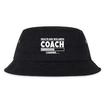 Powerlifting Bodybuilder Wellness Coach Loading - Kinder Bucket Hat - Schwarz - Vorne