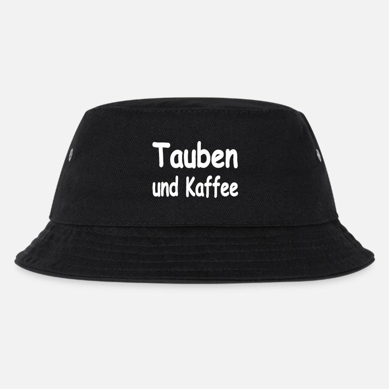 Tauben - Kinder Bucket Hat - Schwarz