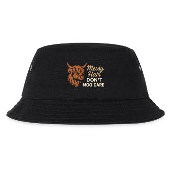 Vache des Highlands Rustique Animal Mignon - Bob Enfant - noir - Devant