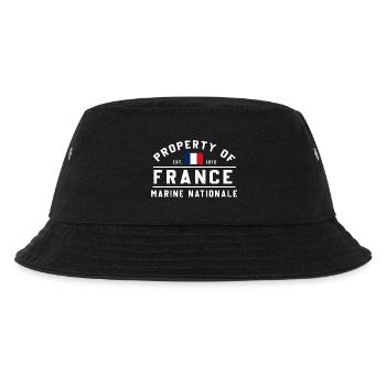 Propriété de la Marine nationale - Bob Enfant - noir - Devant