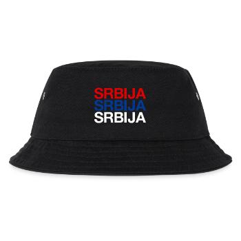 Serbia Serbien - Kids’ Bucket Hat - black - Front