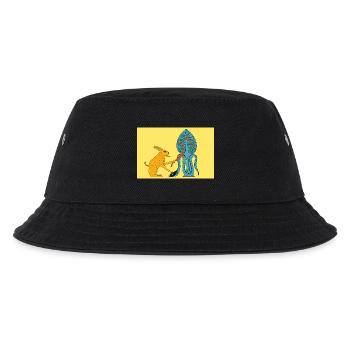 Ra_and_Apophis - Kinder Bucket Hat - Schwarz - Vorne