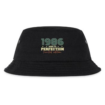 1986 - Kinder Bucket Hat - Schwarz - Vorne
