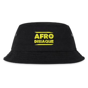 AFRO-DISIAQUE! - Kinder Bucket Hat - Schwarz - Vorne