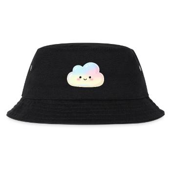Nuage Pastel avec Nuage de sommeil au visage mignon - Bob Enfant - noir - Devant