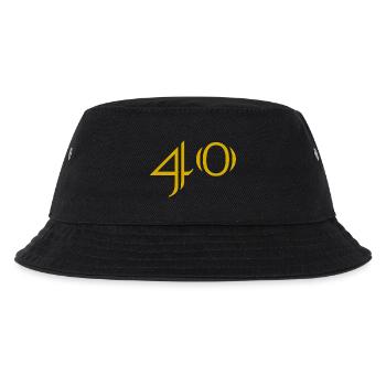 40. 40 YEARS. 40th ANNIVERSARY. 40 YEARS ANNIVERSARY. - Kids’ Bucket Hat - black - Front