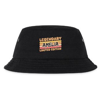 Legendary Amelia - Kinder Bucket Hat - Schwarz - Vorne