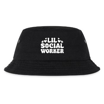 Social Worker Quota Lil Social Worker Social Work - Kids’ Bucket Hat - black - Front