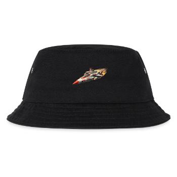 Starfighter / Spaceship Logo - Kids’ Bucket Hat - black - Front