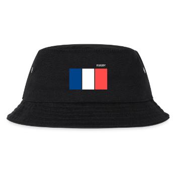 Rugby Drapeau Français - Bob Enfant - noir - Devant