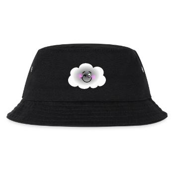 Glückliche Wolke - Kinder Bucket Hat - Schwarz - Vorne