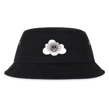 Glückliche Wolke - Kinder Bucket Hat - Schwarz - Vorne