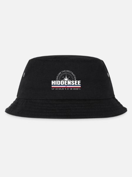 Hiddensee - Kinder Bucket Hat - Schwarz