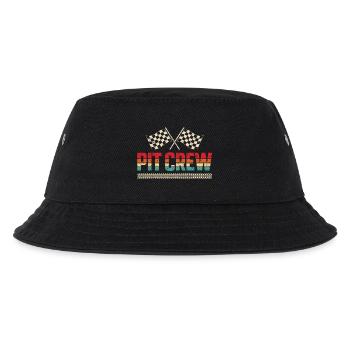 Vintage Pit Crew Car Racing Team - Kids’ Bucket Hat - black - Front