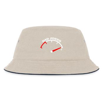 Conception du Tee Meter Dad Jokes - Bob Enfant - blanc cassé/bleu marine - Devant