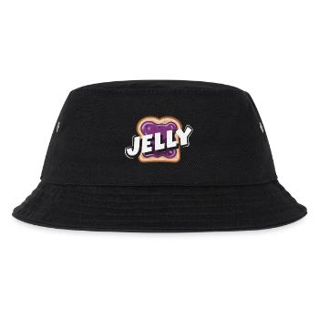 Erdnussbutter & Marmelade Partnerlook Design - Kinder Bucket Hat - Schwarz - Vorne