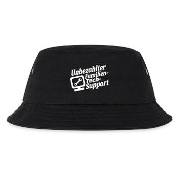 Unbezahlter Familien Tech-Support - Kids’ Bucket Hat - black - Front