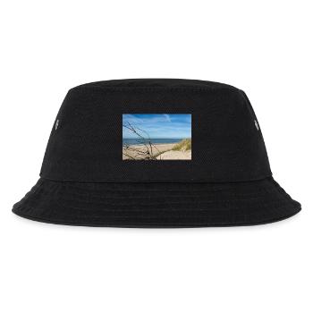 Danish North Sea idyll: Søndervig beach - Kids’ Bucket Hat - black - Front