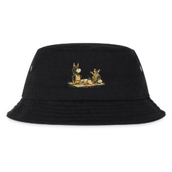 Yoga Crew Donkey Funny Design - Kids’ Bucket Hat - black - Front