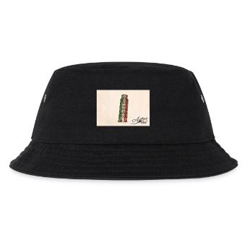 Azzo - Kinder Bucket Hat - Schwarz - Vorne