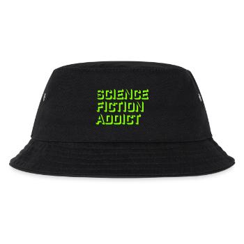 Science Fiction Addict Sci Fi Liebhaber Zitat Text - Kinder Bucket Hat - Schwarz - Vorne