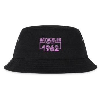 196 - Kinder Bucket Hat - Schwarz - Vorne