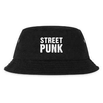 Street Punk - Kinder Bucket Hat - Schwarz - Vorne