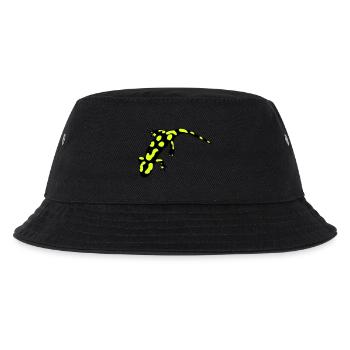 Feuersalamander (ital.) - Kinder Bucket Hat - Schwarz - Vorne