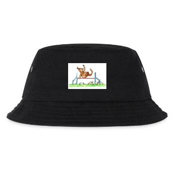 Agility Hürde - Kinder Bucket Hat - Schwarz - Vorne