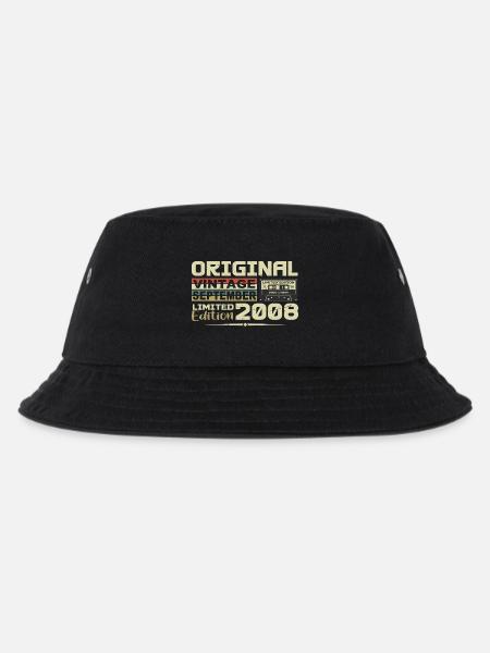 2008 - Die Legenden wurden im September 2008 geboren - Kinder Bucket Hat - Schwarz