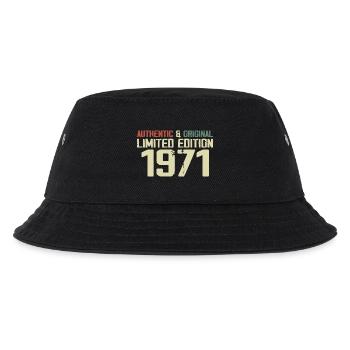 1971 Geburtstagsgeschenk 1971 Jahrgang 1971 Retro - Kinder Bucket Hat - Schwarz - Vorne