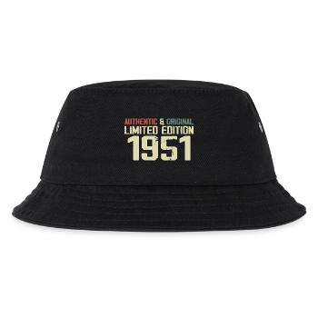 1951 Geburtstagsgeschenk 1951 Jahrgang 1951 Retro - Kinder Bucket Hat - Schwarz - Vorne