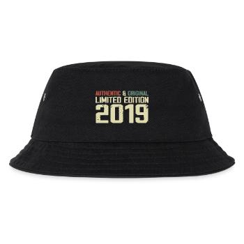 2019 Geburtstagsgeschenk 2019 Jahrgang 2019 Retro - Kinder Bucket Hat - Schwarz - Vorne