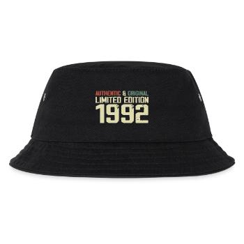 1992 Geburtstagsgeschenk 1992 Jahrgang 1992 Retro - Kinder Bucket Hat - Schwarz - Vorne
