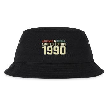 1990 Geburtstagsgeschenk 1990 Jahrgang 1990er Retro - Kinder Bucket Hat - Schwarz - Vorne