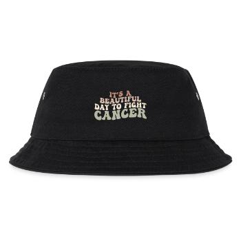 It's A Beautiful Day To Fight Cancer, Fight Cancer - Kids’ Bucket Hat - black - Front