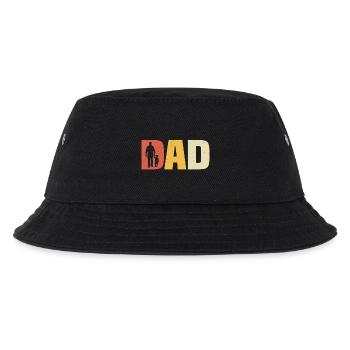 Father With Son Dad Son T-shirt Dad And Son - Kids’ Bucket Hat - black - Front