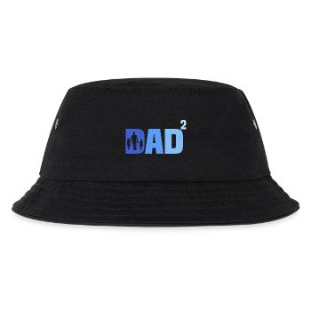 Father of Two Daughters Gift Dad Daughters - Kids’ Bucket Hat - black - Front