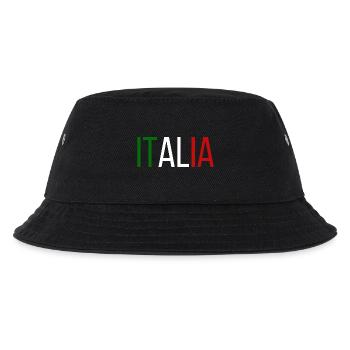 Drapeau de l’Italie, fierté italienne - Bob Enfant - noir - Devant