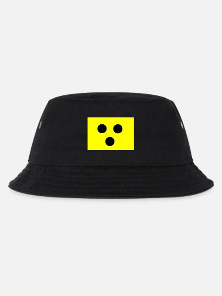 Blindenzeichen - Kinder Bucket Hat - Schwarz