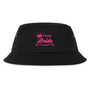 Team Bride - Kinder Bucket Hat - Schwarz - Vorne