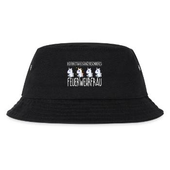 FEUERWEHRFRAU - Toll - Kinder Bucket Hat - Schwarz - Vorne