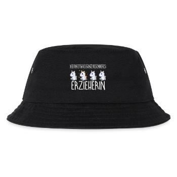 ERZIEHERIN - Toll - Kinder Bucket Hat - Schwarz - Vorne