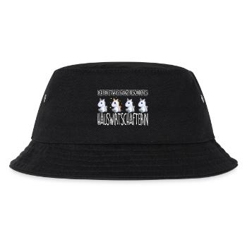 HAUSWIRTSCHAFTERIN - Toll - Kinder Bucket Hat - Schwarz - Vorne