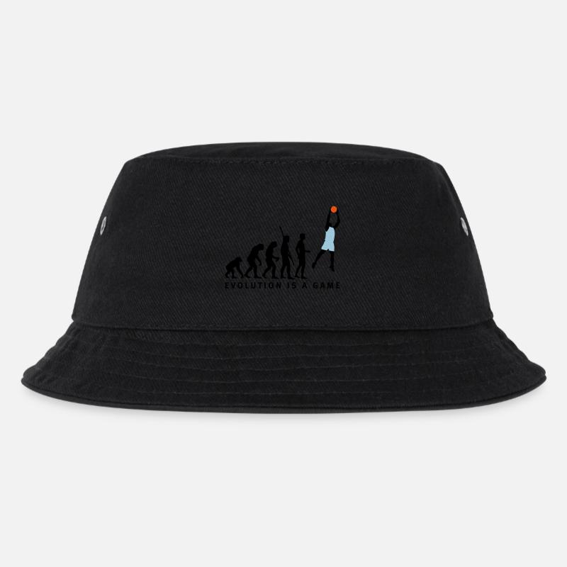 evolution_basketball_072011_b_3c - Kinder Bucket Hat - Schwarz