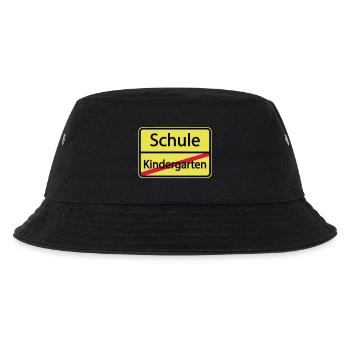 Schule Kindergarten / Einschulung / Schulkind - Kinder Bucket Hat - Schwarz - Vorne