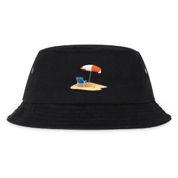 Beach - Kids’ Bucket Hat - black - Front